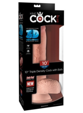 10" Triple Density Cock with Balls